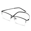 Business Men Optical Myopia Glasses Half Frame Women Short-sighted Eyeglasses Blue Light Blocking Eye Protection Eyeglass 5