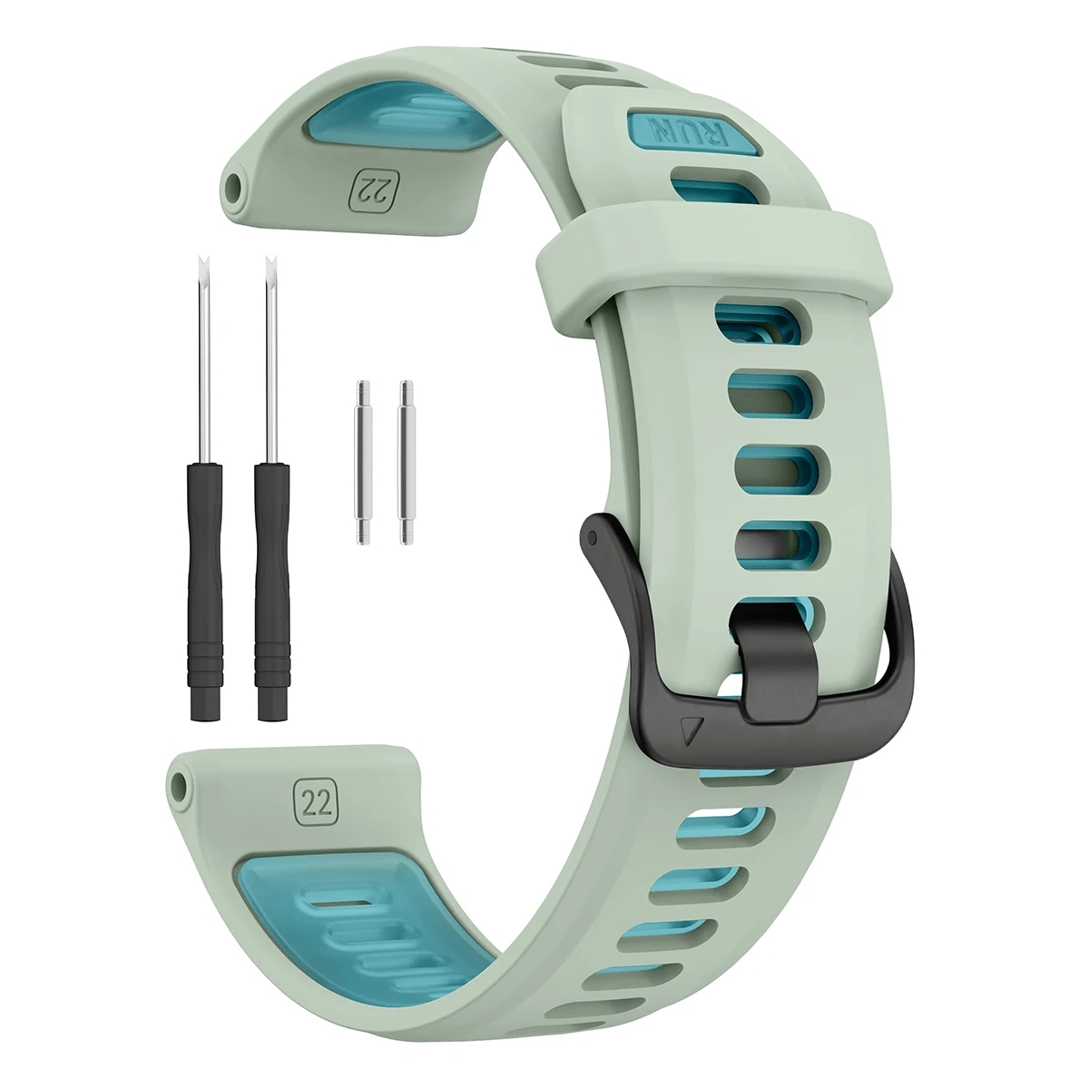 Two-Tone Silicone Sports Wristband Bracelet Accessories