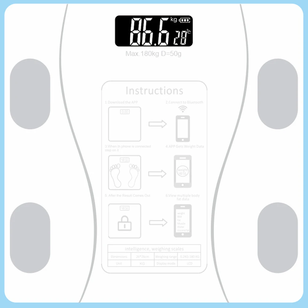 White-weighing scale