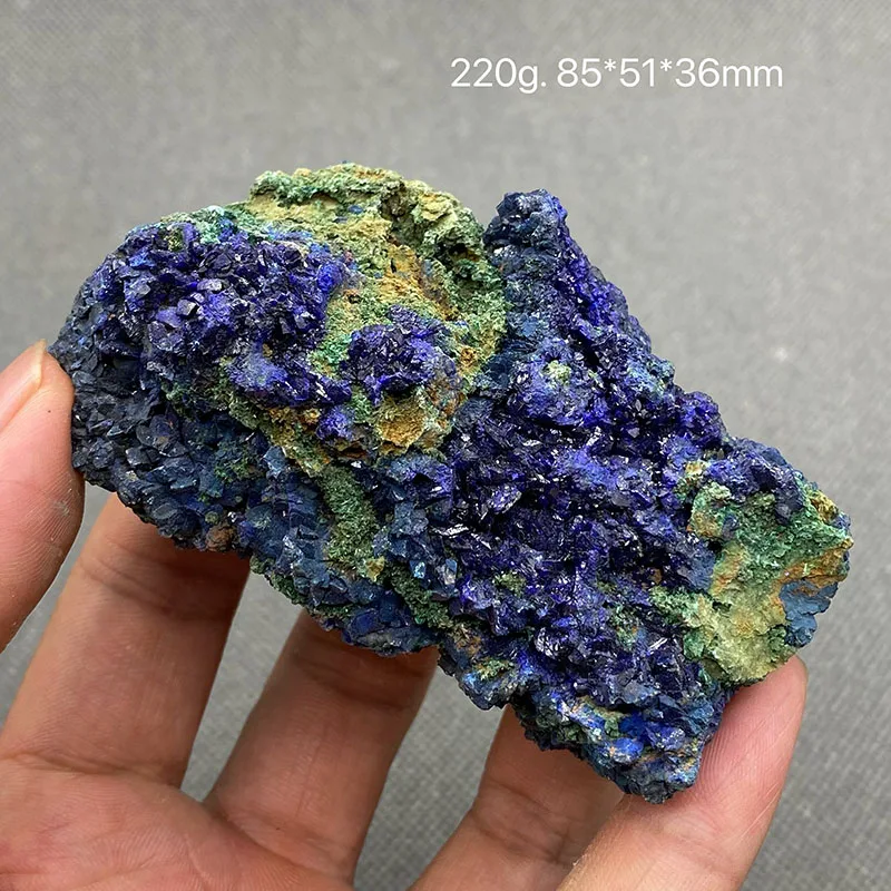 100% Natural beautiful Azurite and Malachite symbiotic mineral specimen crystal Stones and crystals Healing crystal