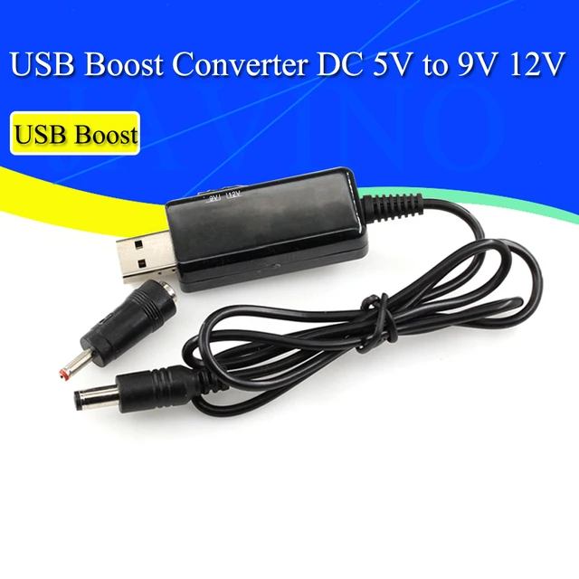 USB zu 9v, 5v zu 12v, usb Kabel DC 5v Boost zu 9v 12v