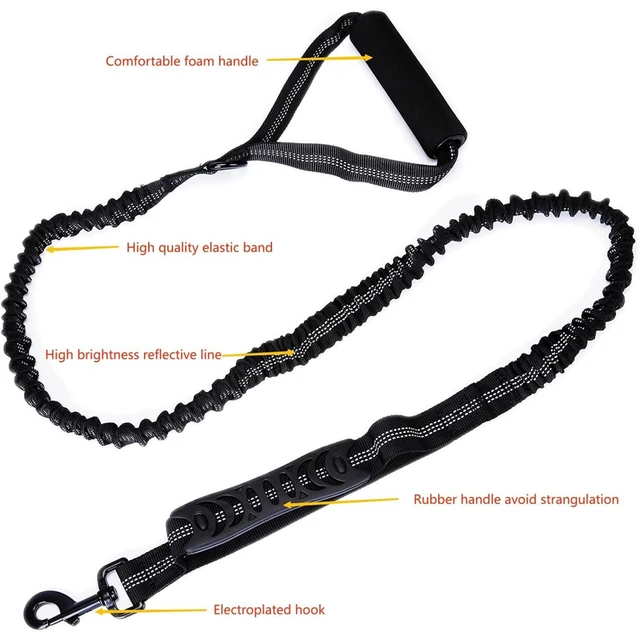 Pet Traction Rope explosion-proof impulse elastic pet leash dog walking reflective leash pet supplies dog leash 4