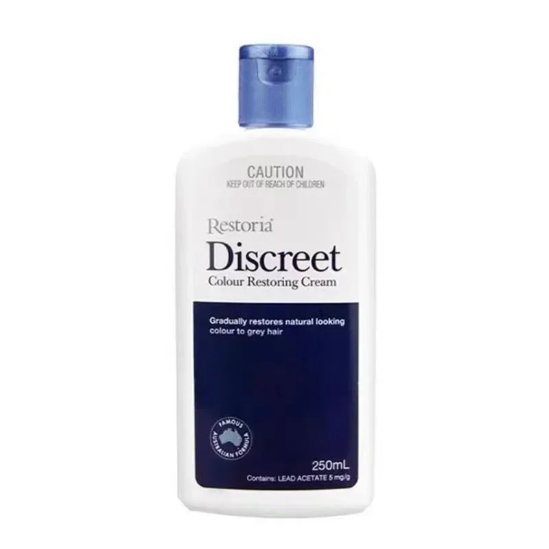 샴푸 1 Pcs Original Restoria Discreet Colour Restoring Cream Lotion Hair Care 250ml Reduce Grey Hair for Men and Women 3