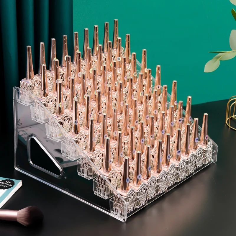 Acryl Organizer 5-stöckig - Für Nagellack & Kosmetik | Transparenter Styling-Helfer