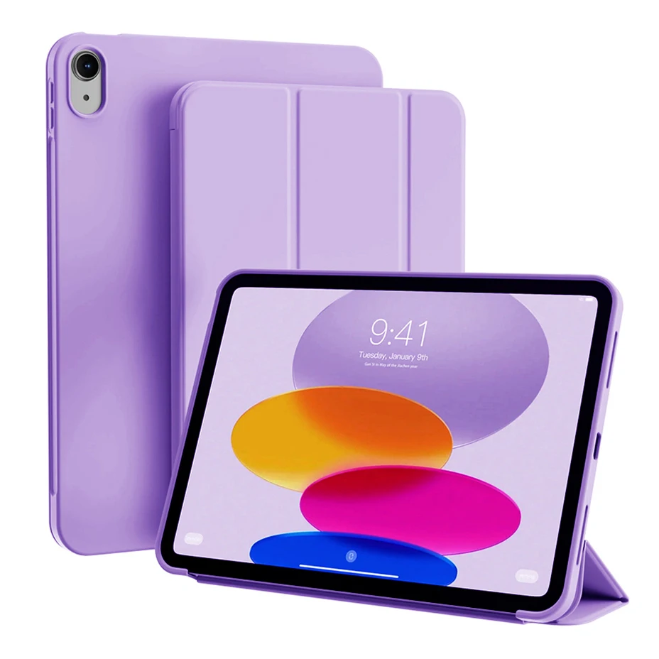 Smart Magnetic Flip Cover with Stand for Tablets - Sleek and Durable Design