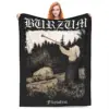 Burzum Blow The Trumpet Blanket Fleece Autumn/Winter Multi-function Soft Throw Blanket for Home Outdoor Bedspread 6