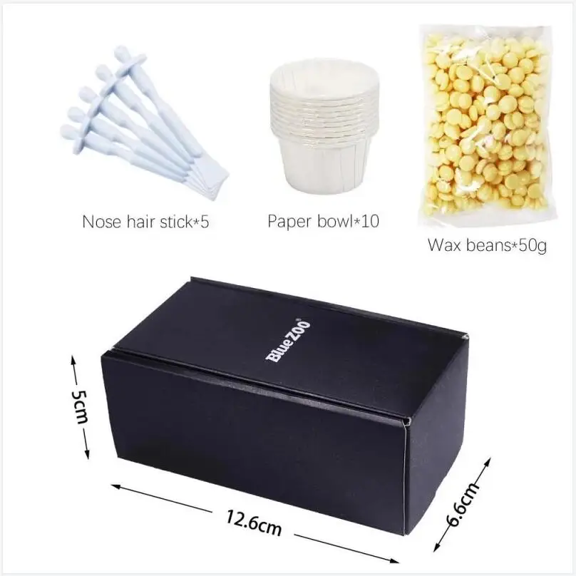 Painless Nose Hair Removal Wax Nose Wax Nostril Cleaning Depilation Paper-free Wax Cleaning Hair Wax & Women Nose Kit