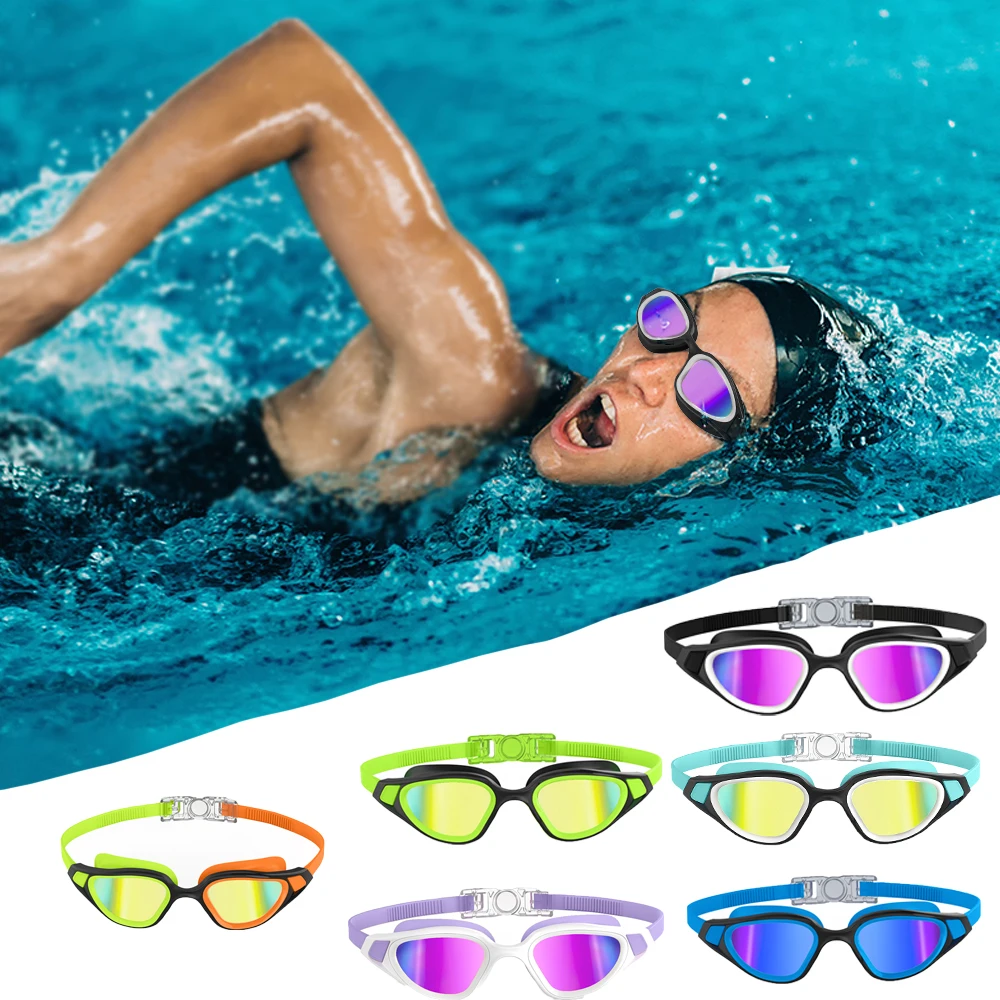 

Anti-Fog UV Swimming Goggles for Men and Women HD Waterproof Diving Goggles No Leaking Underwater Swim Glasses Eyewear