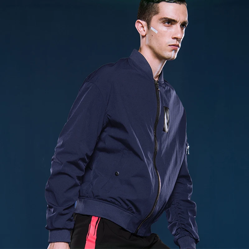 Mijia Supield Men's Stand Collar Casual Zipper Jacket Waterproof Antifouling Breathable Outdoor Sports High Tech Function Jacket 4