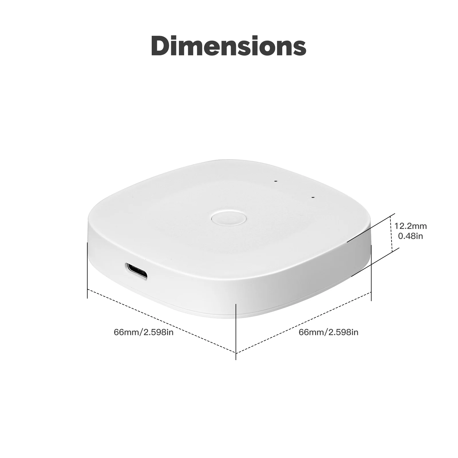 MOES Tuya ZigBee 게이트웨이 허브 타입-C 포트 전원 공급 브리지 스마트 홈 자동화 무선 네트워크 알렉사 구글 홈과 호환