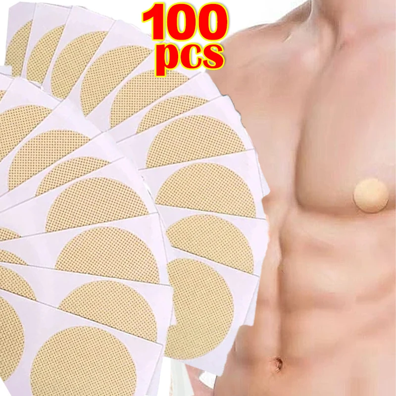 Men Nipple Cover Adhesive Chest Paste Women Invisible Lift Underwear Running Anti Friction Disposable Breast Petals silicone nipple cover breast nipple covers breast sticker disposable nipple cover