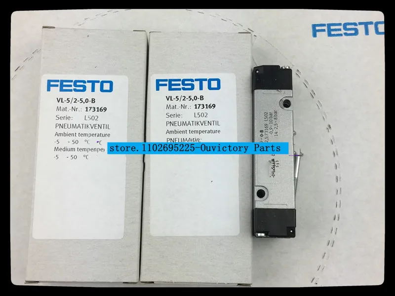 

Новый оригинальный вентиль FESTO VL-5/2-5,0-B 173169