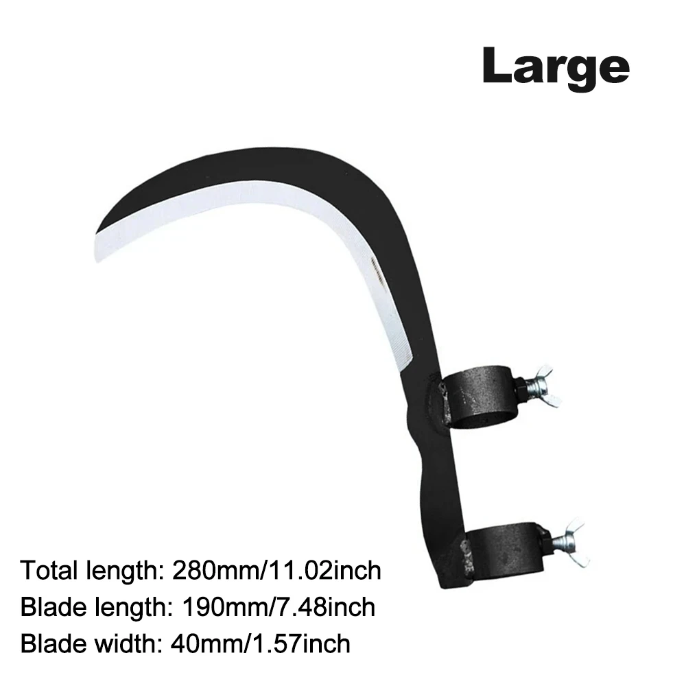 Multifuntional Portable Grass Sickle Cutter Head,Betel nut knife and sickle,Lawn Mower Gardening Grass Weeding Knife Garden Tool
