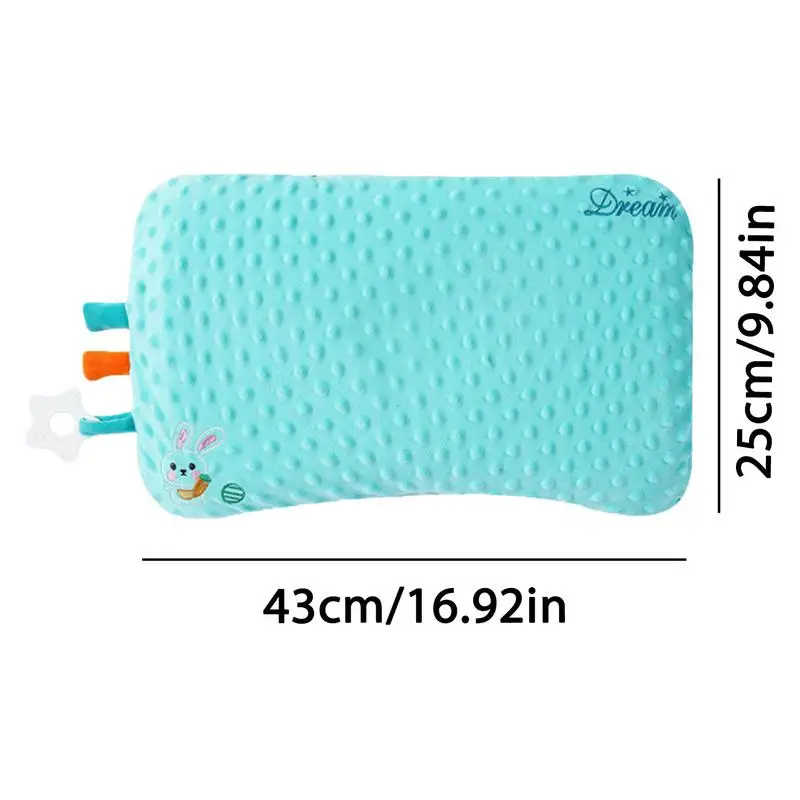 Baby Head Shaping Pillow Baby Head Support Soft Cute Baby Sleeping Pillow Baby Flat Head Pillow For Children Under 6 Years Old 6