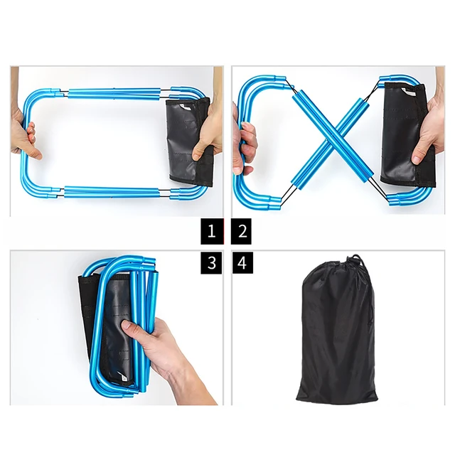 휴대용 접이식 알루미늄 합금 스툴 벤치 스툴