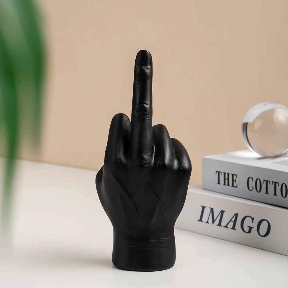 Edgy Graffiti Gesture Sculpture