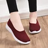 Ladies Summer Comfortable Plus Size Ladies Mesh BreathableSports  Socks Ladies Light Casual Sports Shoes Flat Ladies Loafers 4