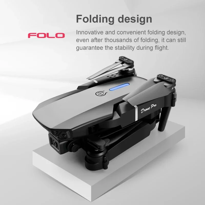 E88   4K HD  ī޶, LED , װ ,  ̽ RC FPV 峭 ︮, ǰ