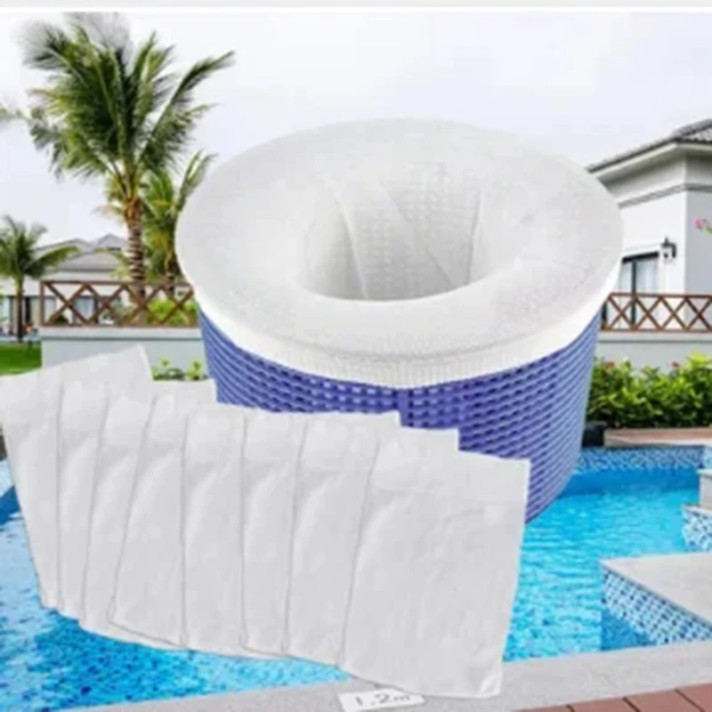 5/10pcs Swimming Pool Skimmer Socks Home Appliance Nylon Mesh Filters Baskets Skimmers Swimming Pool Cleaning Tool Accessories pool filter sponge