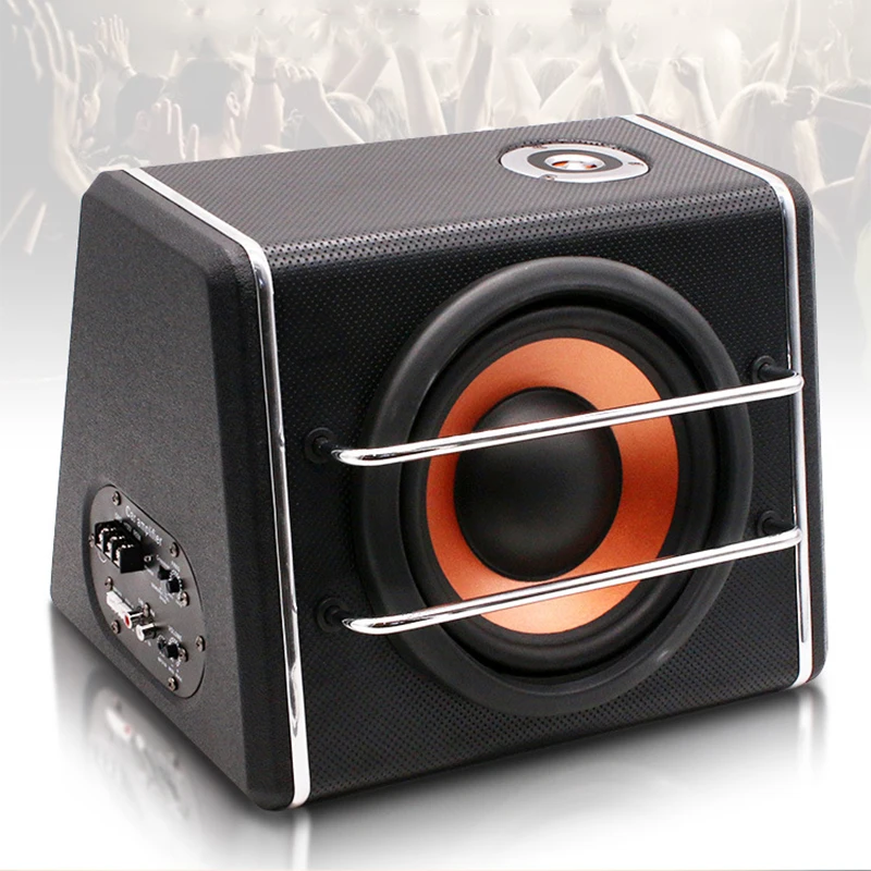 Trapezoidal Active Overweight Car Audio Modification Trunk Speaker 8-inch Car Subwoofer K-T8APR