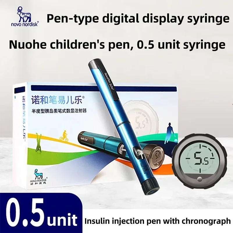 

Echo Children's Blood Sugar Memory Injection Pen NovoPen Semi-scale 0.5 Unit Children's Pen Novo Nordisk Insulin Pen for Child