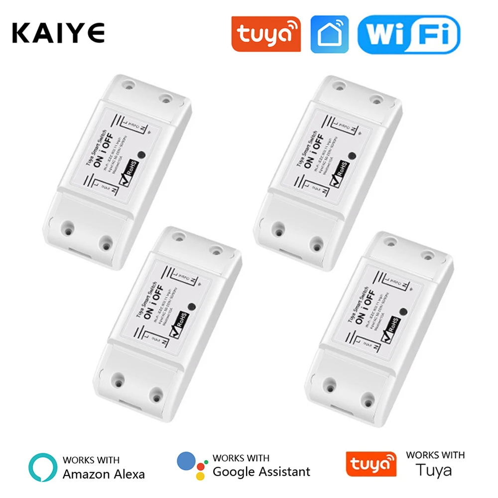 Tuya WiFi Smart Light Switch Device Intelligent On-off Timer Smart Home  Life APP Wireless Remote