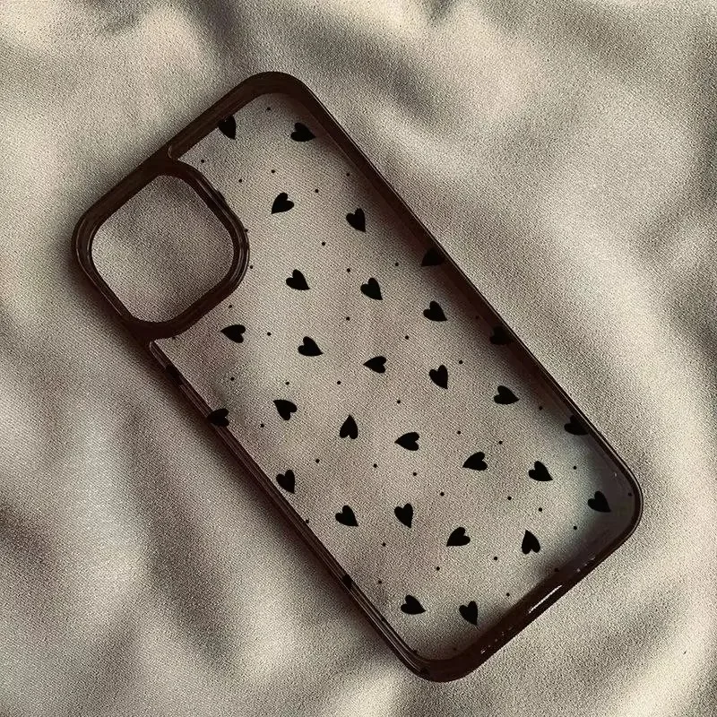 Adorable Pink Heart Phone Case Cover