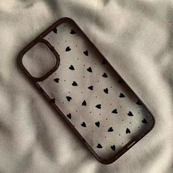 Étui de téléphone en forme de cœur rose adorable - Couverture protectrice au design charmant