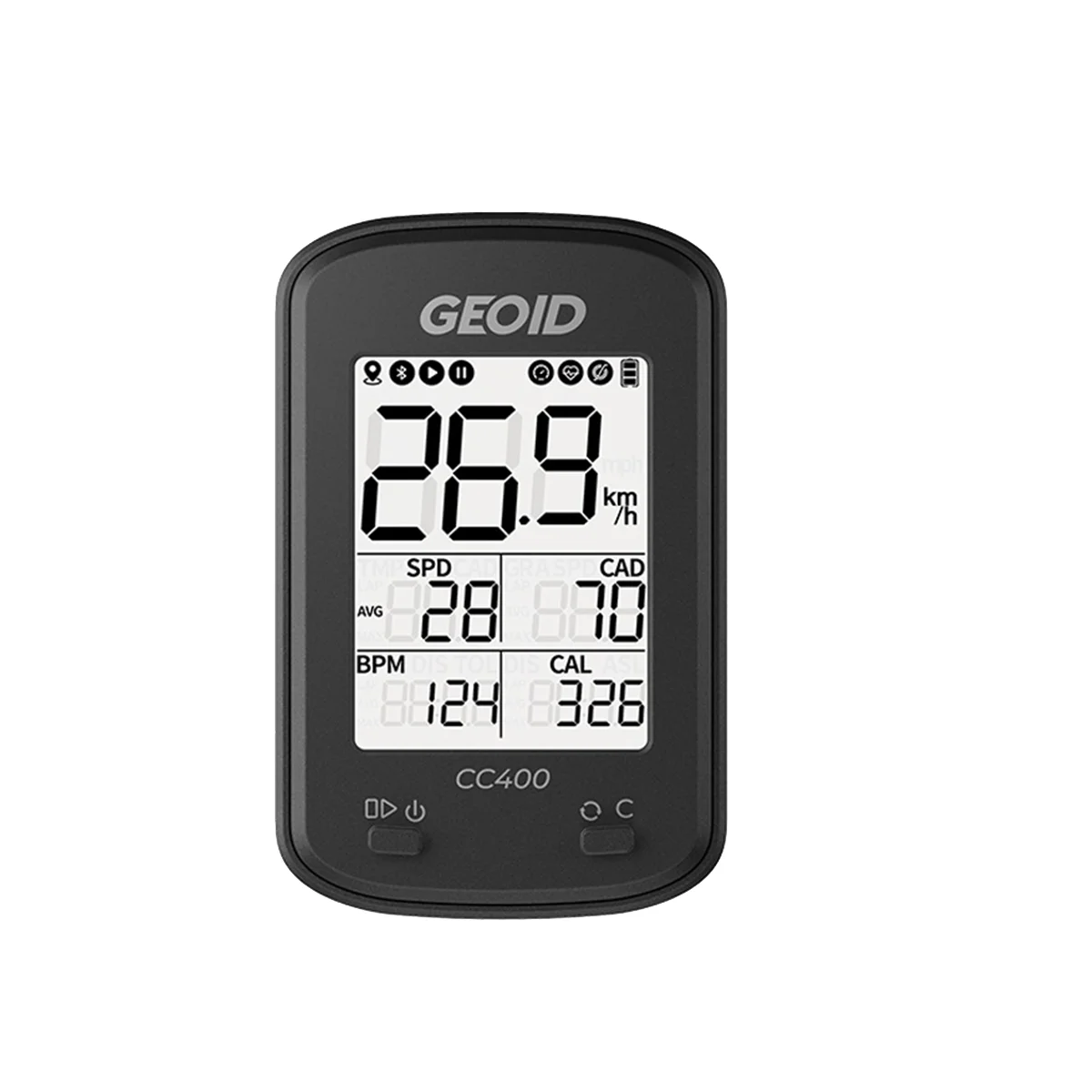 

GEOID CC400 GPS Bike Computer Cycling ANT Bluetooth Bicycle Speedometer Wireless MTB Cycle Odometer Cadence Sensor IGP