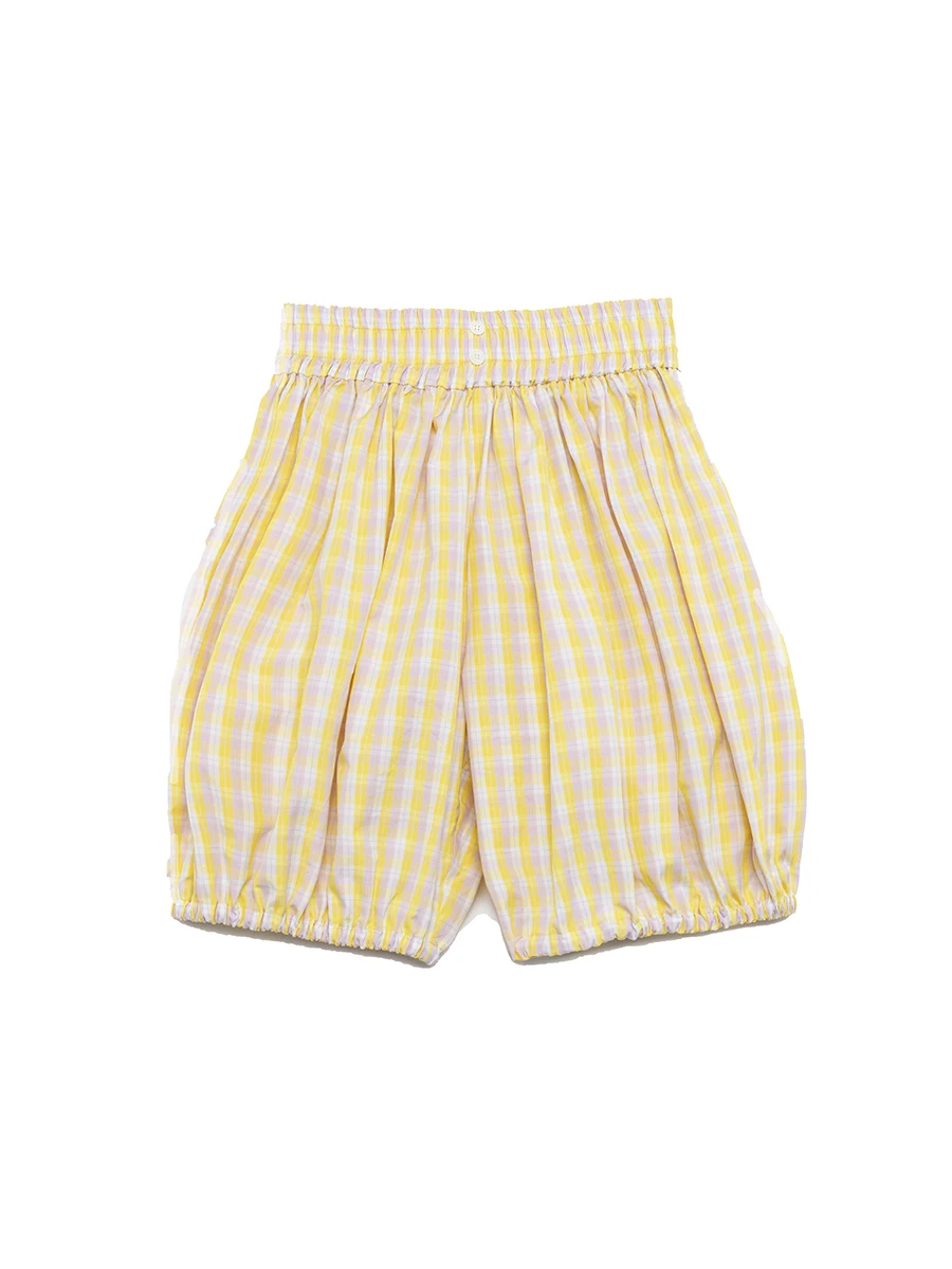 Women s Plaid High Waist Shorts Stylish Elastic Waist Casual Shorts for Summer Streetwear and Everyday Wear