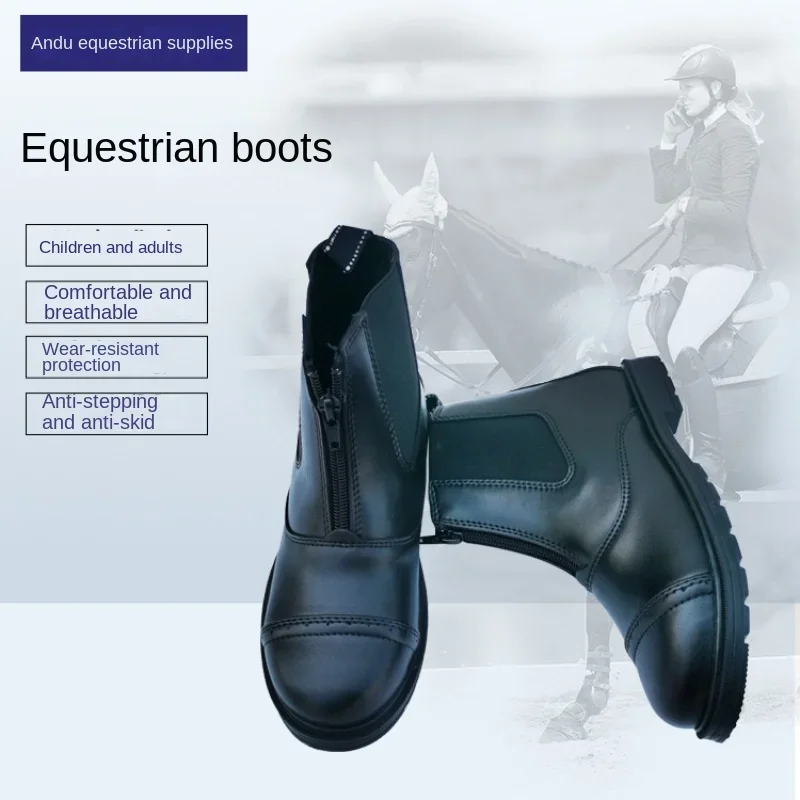 

Riding boots for children Adult all season riding boots for both male and female riders are equipped with cowhide riding boots