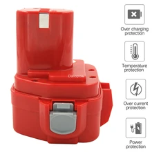  PA12 1220 1222 1234 12V 2.0Ah/3.0Ah Ni-CD Ni-MH Replacement Rechargeable Battery for Makita 6270D 6271D 6227D 6317D 8270D 4331D 