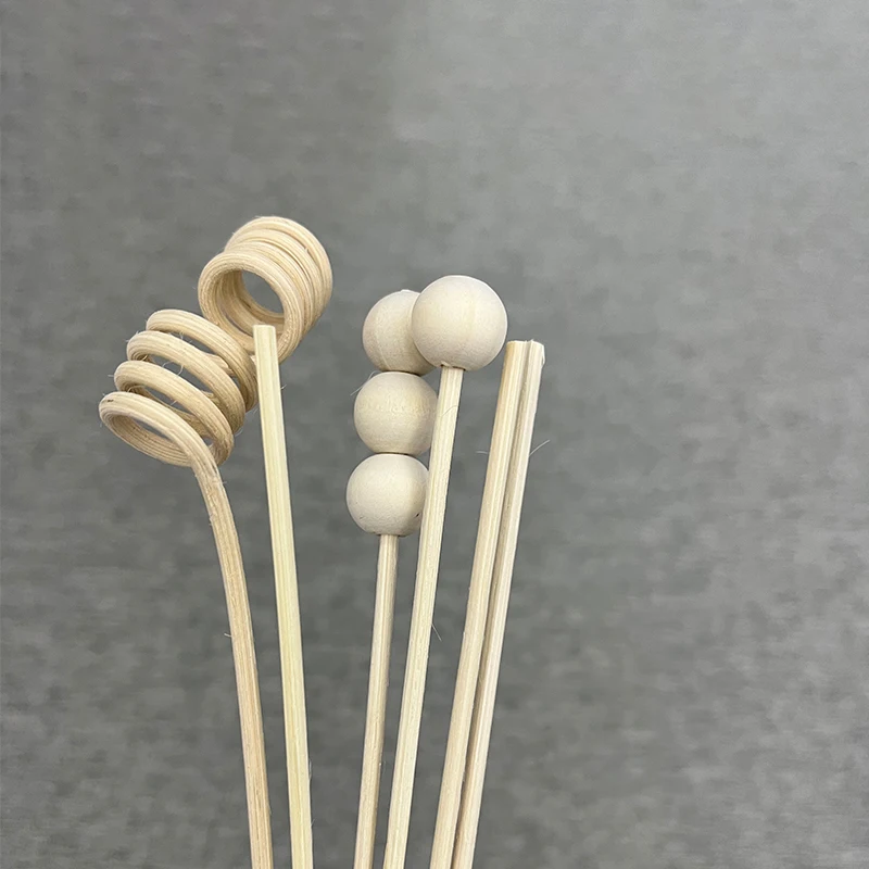 6pcs Aromatherapy Diffuser Sticks Black/Natural Wavy Rattan Reed Diffuser Home Fragrance Replacement Refill Sticks Air Freshener reed diffuser stick aroma diffuser sticks fragrance diffuser refill stick