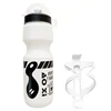 750ML Mountain Bike Bicycle Cycling Water Drink Bottle+Holder Cage Rack 6