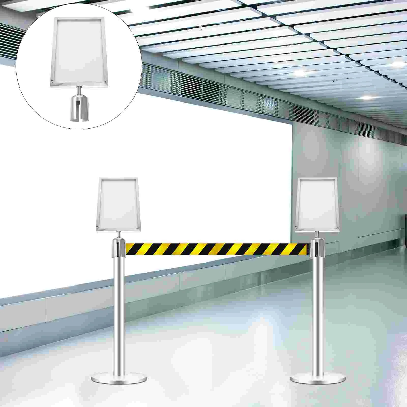 

Portrait Frame for Retractable Easel Stand Stanchions Show Rack Queue Barrier Sign Holder Pillar