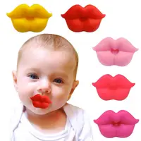 Baby Silicone Pacifiers Photography Accessories Pacifiers Funny & Quirky Comfort Pacifiers Thick Lip Pacifiers 0-6-18 Months 3