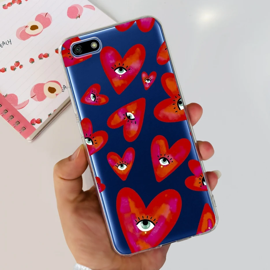 Luxury Painted Clear Silicone Soft Phone Case - Decorative Back Cover