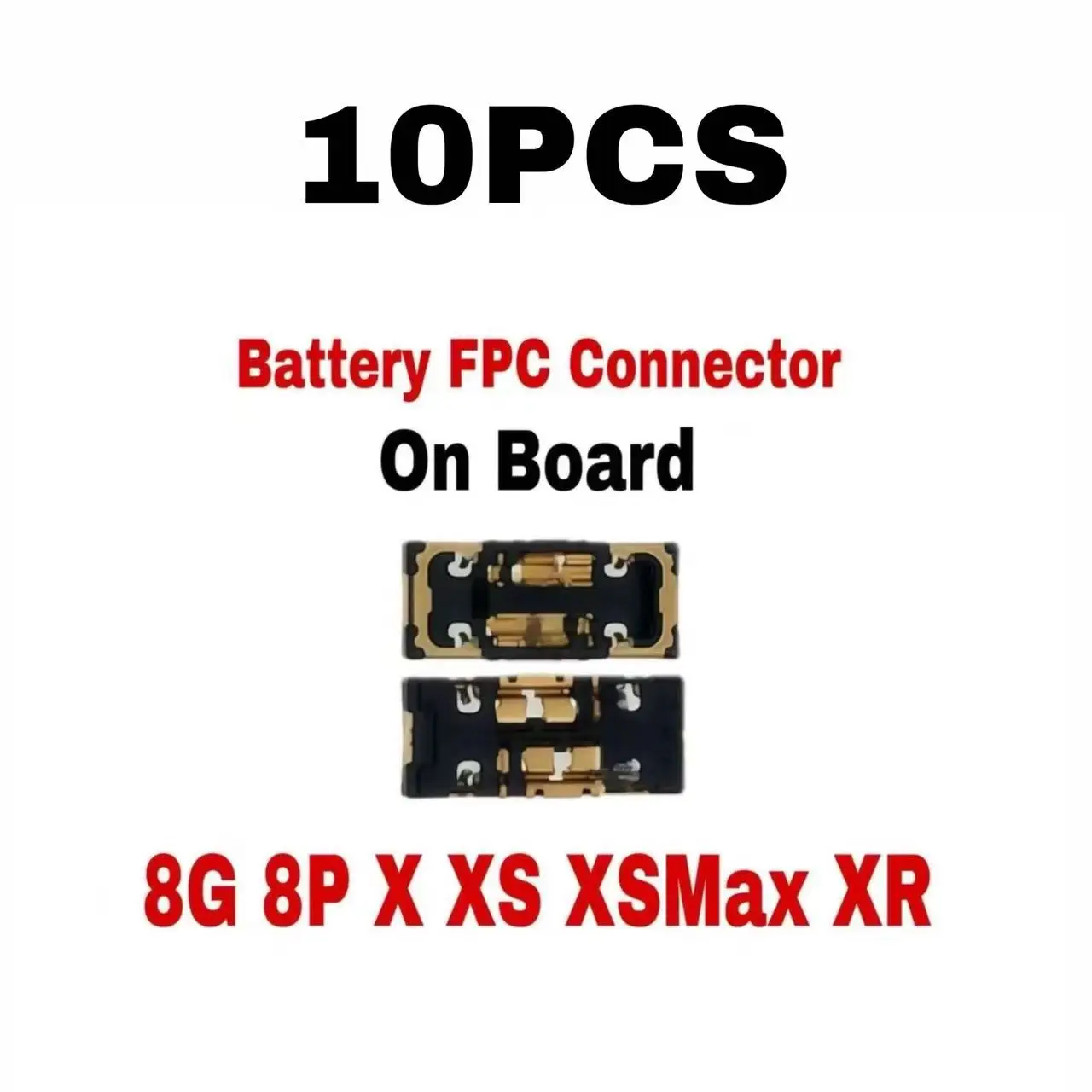 Cavo flessibile con connettore FPC per batteria (10 pezzi) per iPhone 14 15 Plus 13 12 11 Pro Max 7 6S X XR 8 Plus Clip Plug - Image 4