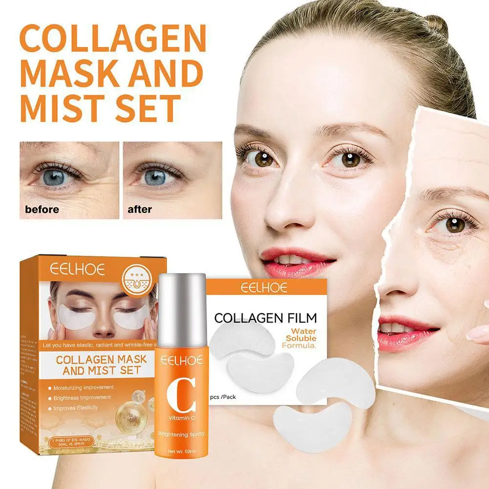 

Facial High-Protein Collagen Film Water-Soluble Mask Fades Bags Lifting Light Mask Dark Firming Lines Fine Circles Eye Eye Q1J2