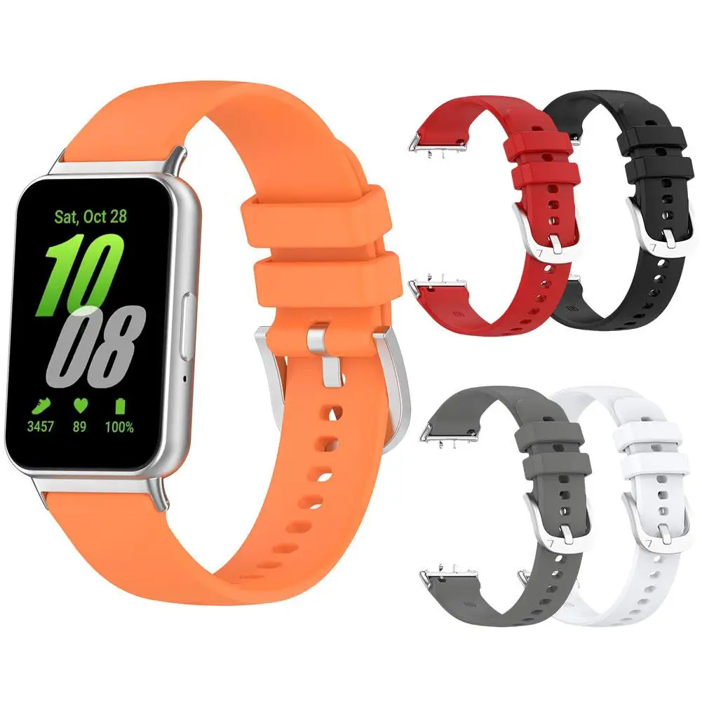 

Ремешок силиконовый спортивный для Samsung Galaxy Fit 3, сменный Браслет для Samsung Galaxy Fit3, L3S8