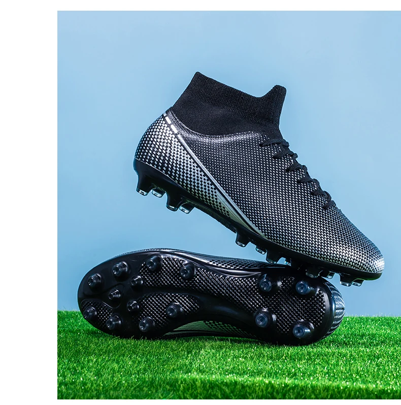 Zapatillas de fútbol para hombre y niño, botas de fútbol FG/TF para interior y exterior, para niños y niñas_voghion.com