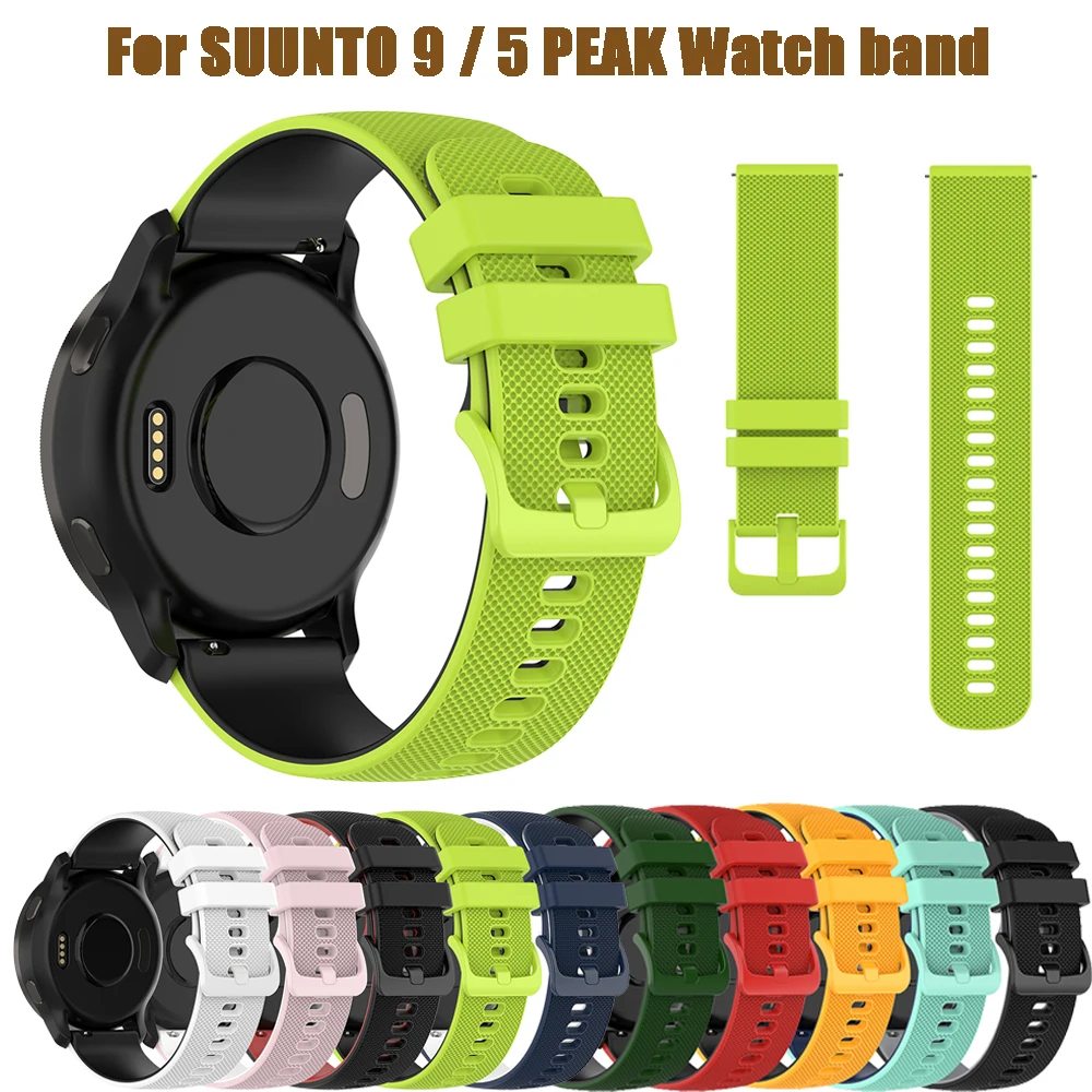 Replaceable Band For Suunto 9 Peak/Suunto 3 Silicone Strap Smartwatch Accessories For Suunto 5 Peak Watchband Correa Bracelet