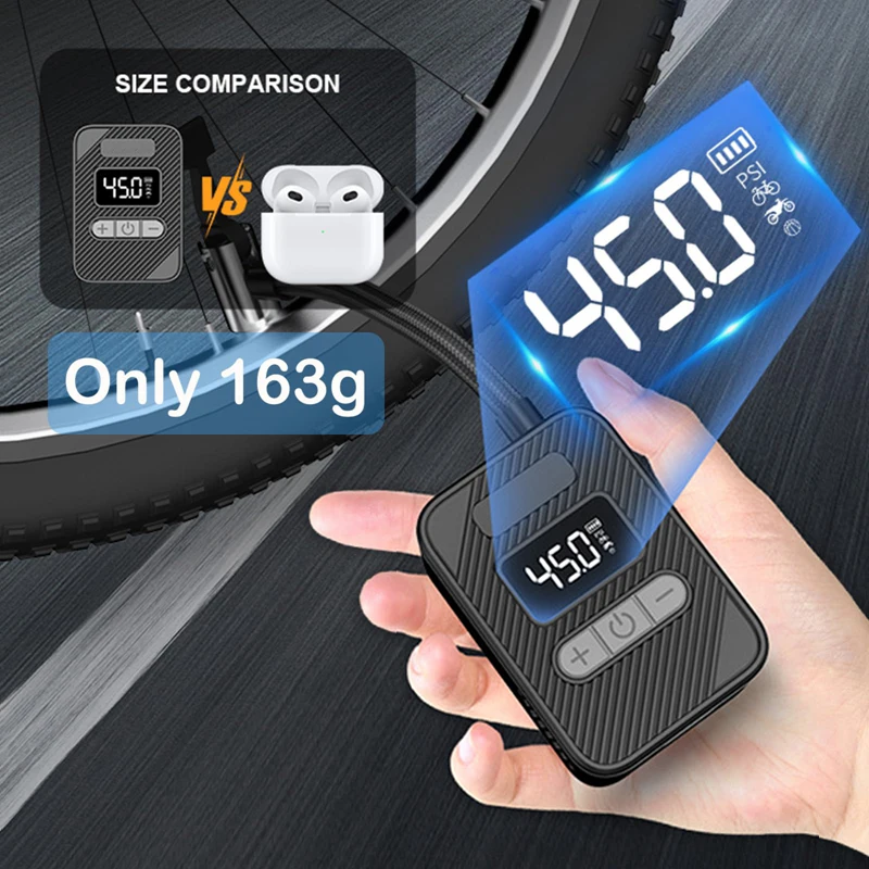 LEIBOO 150PSI �޴�� ���� ������ ���� ���� ���� Schrader Presta ��� ���� �̴� ���� ������ ����� Ÿ�̾� ��â��