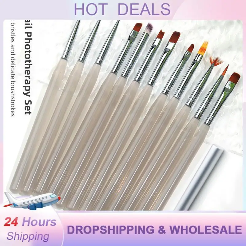 

Ручка для фототерапии гладкая многофункциональная ручка для рисования линии ногтей мягкий инструмент для ногтей кисть для ногтей удобная ручка для красоты с градиентом