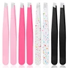 1 Pc Eyebrows Tweezers Trimmer Professional Beard Eyelash Brow Face Hair Removal Tweezer Beautfy Makeup Stainless Steel Tools 1