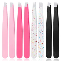 1 Pc Eyebrows Tweezers Trimmer Professional Beard Eyelash Brow Face Hair Removal Tweezer Beautfy Makeup Stainless Steel Tools 1