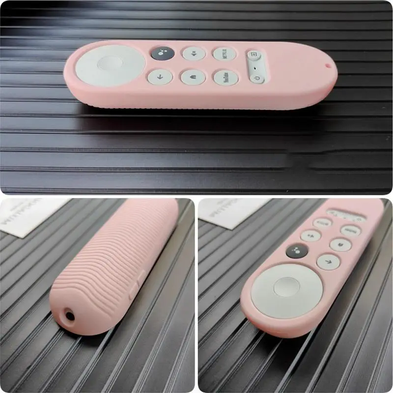 Non-slip Soft Silicone Case Chromecasts Remote Control Protective Cover Shell Google Tv Luminous Voice Remote Control silicone remote case silicone remote cover silicone remote sleeve remote controller cover silicone case protector