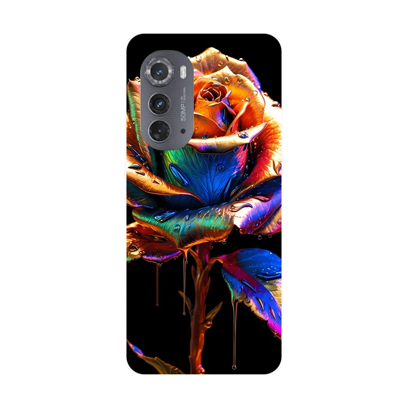 Leaf Patterned Panda Soft Silicone Phone Case with Protective Bumper