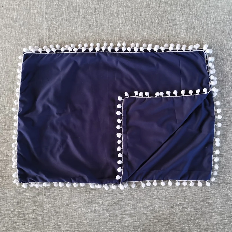 Bed Skirt Wrap Around Small Ball Elastic Ruffles