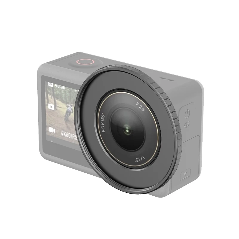 Description Picture 4 of itemPULUZ 49mm Lens Filter Adapter Ring Frame For DJI Osmo Action 4 Camera Metal Filter Holder Accessories